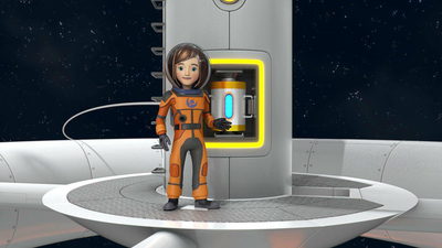 Blaze y Los Monster Machines : Robots en el espacio'