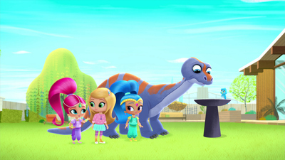 Shimmer et Shine : Un dino dans le jardin'