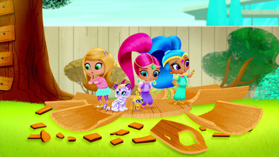 Shimmer et Shine : Une cabane de génie'