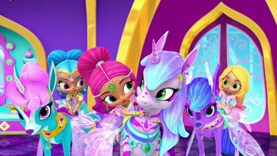 Shimmer and Shine : Der Pesenhornsalon / Das Pesenhornrennen'