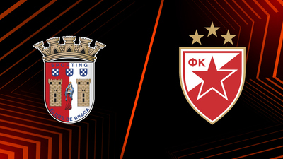 UEFA Europa League : Braga vs. Crvena zvezda'