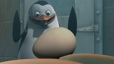 Les Pingouins de Madagascar : Un oeuf surprise / Grosse bagarre pour une pile'