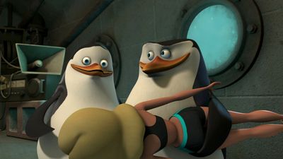 Les Pingouins de Madagascar : Le bon moment / Robin des villes'