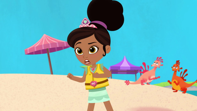 Nella, die Ritterprinzessin : Ein königliches Strandvergnügen / Die Freunde-Schnitzeljagd'