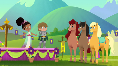 Nella, die Ritterprinzessin : Entscheidung beim Funkelfest / Spritzerglitzer Freundetag'