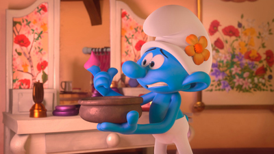 Os Smurfs : Lagartos Saltitantes / Notícia de Primeira Página'