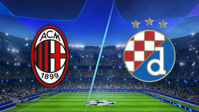 UEFA Champions League : AC Milan vs. Dinamo Zagreb'