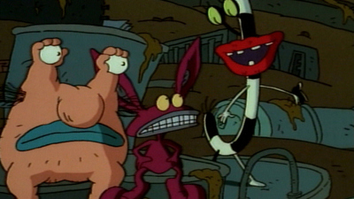 Aaahh!!! Monster : Lächle und sag' Oblina / Die große Flut'