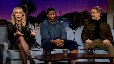The Late Late Show with James Corden : 11/14/22 (Emily Blunt, Jonathan Majors, Murray Bartlett)'