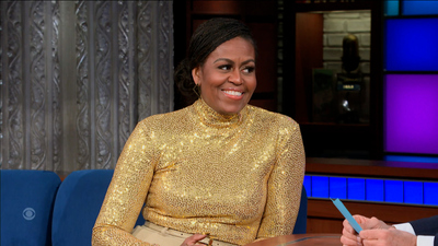 The Late Show with Stephen Colbert : 1/3/23 (Michelle Obama, Quinta Brunson, Tom Papa)'