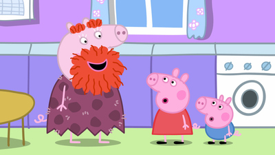 Peppa Pig : Stone Age Granny/Space Adventure!/Fire Station Practice/Science Museum/Mr. Bull the Teacher'