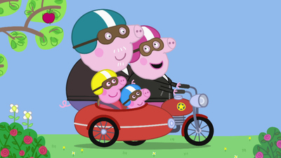 Peppa Pig : Motorbiking/Sea Treasure/Monkey Has a Cough/Police Car/Fire Station Practice'