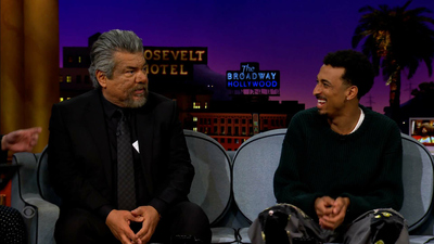 The Late Late Show with James Corden : 1/25/23 (George Lopez, Travis Bennett, Katie Hannigan)'