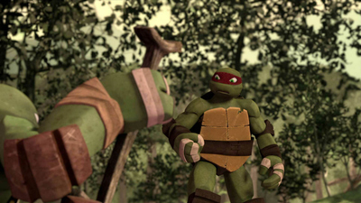 Las Tortugas Ninja : En el bosque'