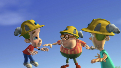 Las Aventuras de Jimmy Neutrón: El Niño Genio : Hombres trabajando'