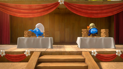 Os Smurfs : Waffles e Castigo / Nunca Acorde um Mago Dormindo'