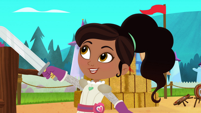 Nella, Una Princesa Valiente : La misión de Sir Entrenador / La dragona caballero'