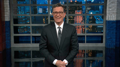 The Late Show with Stephen Colbert : Why Tucker Got Fired | Angry Fox Viewers Turn to Newsmax | Brits: DeSantis Is No Star'