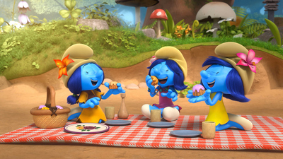 Os Smurfs : Selvagem é Domado / A Torta de Ebaebas'