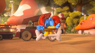 Os Smurfs : Smurfs em Chamas / A Corrida Pelo Salsaparillo'