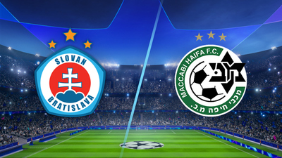 UEFA Champions League : Slovan Bratislava vs. Maccabi Haifa'