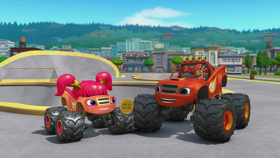 Blaze and the Monster Machines : Sparkle's Racing Badge'