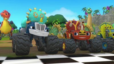 Blaze and the Monster Machines : Dino Derby'