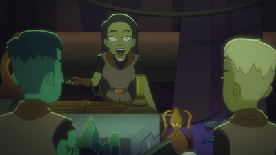 Star Trek: Lower Decks : Algo prestado, algo verde'
