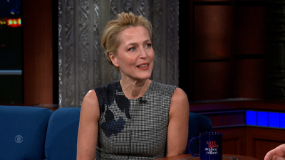 The Late Show with Stephen Colbert : 4/3/24 (Gillian Anderson, Sonequa Martin-Green, Remi Wolf)'