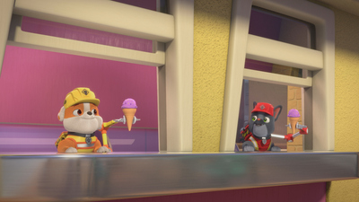 Rubble & Crew : The Crew Builds An Ice Cream Shop/The Crew Fixes A Squeak'