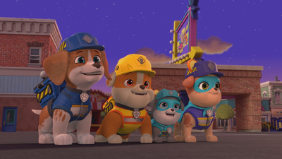 Rubble & Crew : The Crew Builds A Drive-In Movie Theater/The Crew Finds A Rainbow Treasure'