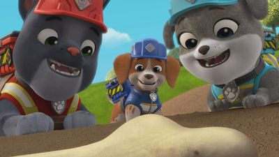 Rubble & Crew : The Crew Builds A Dinosaur Museum/The Crew Builds A Wheelchair Ramp'