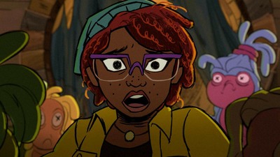 Tortugas Ninja: Historias Mutantes : Splinter y Abril enfrentan un pez dorado'