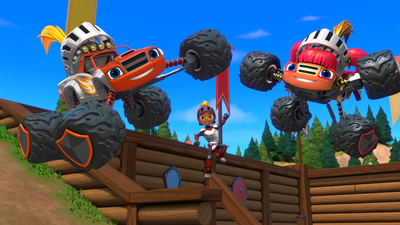 Blaze and the Monster Machines : Knights in Sparkling Armor'