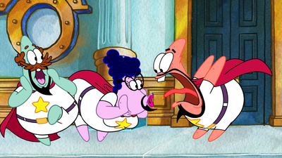 The Patrick Star Show : Super Stars/Now Museum, Now You Don't'