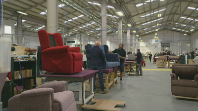 Inside the Factory : Sofas'