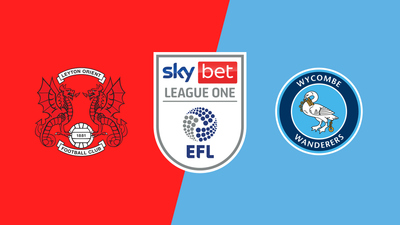 English Football League : Leyton Orient vs. Wycombe Wanderers'