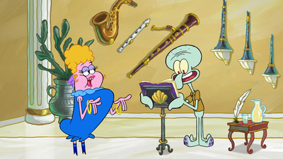 Bob Esponja : Calamardo Estrella / Pulpo volador no identificado'