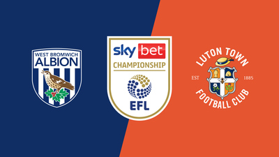 English Football League : West Bromwich Albion vs. Luton Town'