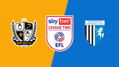 English Football League : Port Vale vs. Gillingham'