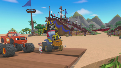 Blaze and the Monster Machines : The Pirate Grand Prix'
