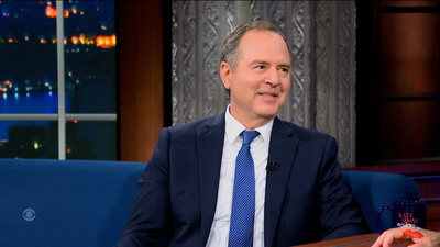 The Late Show with Stephen Colbert : 7/17/25 (Senator Adam Schiff, Anthony Carrigan, Noah Cyrus)'