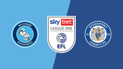 English Football League : Wycombe Wanderers vs. Stockport County'