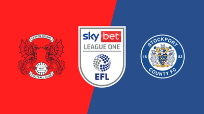 English Football League : Leyton Orient vs. Stockport County'