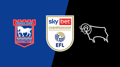 English Football League : Ipswich Town vs. Derby County'