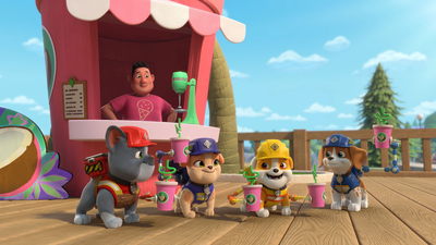 Rubble & Crew : The Crew Builds a Smoothie Shop/The Crew Builds a Dino Roof Party'