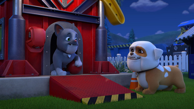 Rubble & Crew : The Crew Builds Charger a Super Bed/The Crew Builds a Super Squirrely Whirly Playground'