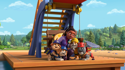 Rubble & Crew : The Crew Builds Mr. Ducky-Doo a Special Diving Board/The Crew Builds a Rainwater Tank'