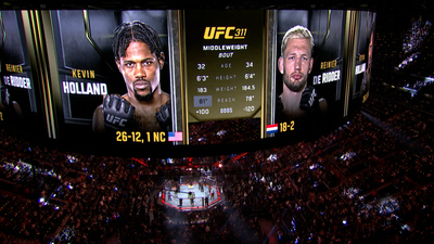 UFC : 311: Kevin Holland vs. Reinier de Ridder Main Card'