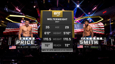 UFC : 317: Niko Price vs. Jacobe Smith Prelims'